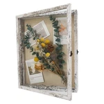 Graduationmall 13X16 Wood Shadow Box Frame Glass Door Display Case With Linen.... Fixed Price $45.16.
