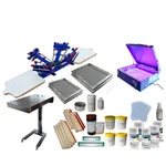 Techtongda 4 Color Screen Printing Device Kit With Exposure Unit Flash Dryer Ink. Fixed Price $1580.07.