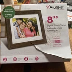 Aluratek 8-INCH Lcd Digital Photo Frame. Fixed Price $19.99.