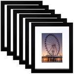 Bescrcl 8X10 Picture Frame Black Set Of 6, Display Assorted Colors Sizes. Fixed Price $26.72.