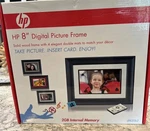 Hp 8" Digital Picture Wood Frame DF820B2 New Sealed. Fixed Price $29.89.