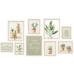 Artbyhannah 9-PIECE Botanical Gallery Wall Set, Sage Green Plant Prints W.... Fixed Price $53.59.
