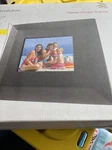 Brookstone 6 Inch Lcd Digital Photo Frame Rosewood Color Vertical / Horiz Works!. Fixed Price $19.99.