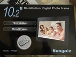 Sungale 10.2 Hi-definition Digital Photo Frame Model Pf 1023. Fixed Price $68.95.