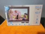 Fullja 10.1-INCH Digital Picture Frame Wifi Touchscreen Blue Factory Sealed. Fixed Price $39.00.