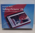 Sharper Image Talking Pictures 24 Album For Photos & Messages GC602 Red. Fixed Price $9.99.