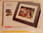 Kodak Easyshare P730M 7" Digital Picture Frame New Holds 4000 Pics Slideshow. Fixed Price $17.99.