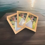 Tkygu 5X5 Picture Frame Set Of 3, Made In, 3PCS- Woodgrain New Box. Fixed Price $16.00.