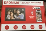 Digital Photo Dromart 10.1IN Frameo Wi Fi Touchscreen 16GB Black. Fixed Price $27.50.