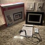 Hewlett Packard Hp 7" Ditigal Picture Frame BLACK512 DF780A4 Missing Power Cord. Fixed Price $10.50.