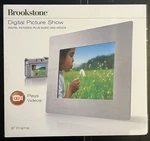 Brookstone Frame Digital Show For Plus Music & Videos 630855. Fixed Price $23.00.