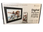 New Phunkeetree Digital Picture And Video Frame Black. Fixed Price $29.95.