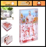 Personalized Glitter Snow Globe Photo Frame - Custom Acrylic Floating Picture. Fixed Price $34.99.