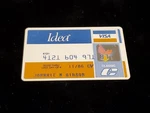 Idea Visa Classic Credit Card Exp 1986 Our# CB380. Fixed Price $28.00.