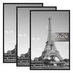 Upsimples 16X24 Picture Black 3 Pack, Scratchproof Poster Frames 2.... Fixed Price $62.35.