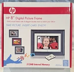 Hp Inch Digital Picture Frame - Model DF820A2 Solid Wood 512MB Brand New!. Fixed Price $26.98.