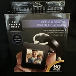 The Sharper Usb 20 1.5" Digital Picture Photo Keychain 60 Images New Black. Fixed Price $14.99.
