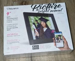 Aluratek 9" Wifi Touchscreen Digital Photo Frame With Motion 16GB New Sealed. Fixed Price $39.99.