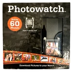 Photowatch Picture Holds 60 Photos Digital Analog Time Calendar Usb Rubber. Fixed Price $9.99.