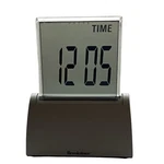 Brookstone Silver Travel Digital Alarm Clock Lcd Display. Fixed Price $25.00.