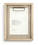 Demdaco Dear You Wall Brave 9X12" 1004750032 Heartfelt Birch Frame! New Mint. Fixed Price $55.99.