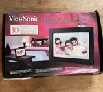 Viewsonic 10.2" Digital Photo Frame VFD1027W-11 1024X600 High Res Remote Nib Box. Fixed Price $39.95.
