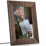 Nix Lux 10 Inch Digital Picture Frame With Real Wood Finish Display, Auto-r. Fixed Price $233.06.