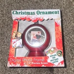 Digital Usb Frame Christmas Ornament - Holds 100 Photos Stands Hangs. Fixed Price $15.00.