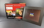 Viewsonic 8" Digital Photo Picture Frame Hi-resolution 800X600 Model VFD823-50. Fixed Price $14.95.