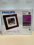 Philips 10.4" Digital Photo Lcd Panel SPF3400/G7 Brown Frame Nib. Fixed Price $29.99.
