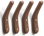 Cocoya 4PACK Wood Hooks Wall Mounted, Minimalist Easy Install (walnut). Fixed Price $28.41.
