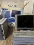 Rare Sony Vaio Slimtop Lcd Computer PCV-LX800 Original Box Complete Desktop. Fixed Price $449.00.