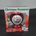 Digital Usb Frame Christmas Ornament - Holds 100 Photos Stands Hangs. Fixed Price $12.00.