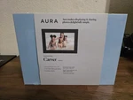 Aura Carver Gravel Wifi Digital Black Picture Frame 10.5"X2.1 X7.3 New Sealed. Fixed Price $129.95.