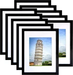 Seseat 11X14 Frame Set Of 10, Display Pictures 8X10 With Mat Or. Fixed Price $35.99.
