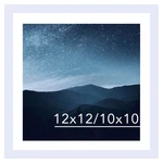 Jcjmy 12X12 Picture Frame With 10X10 Mat For 30CM Diamond Art Painting, .... Fixed Price $17.35.