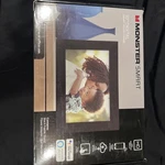 Monster 10" Digital Smart Touch Photo Frame Works With Hey Google And Alexa. Fixed Price $45.00.