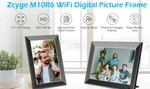 Zcyge (M10R6) 10" Digital Photo Frame - Black. Fixed Price $30.00.