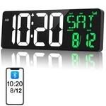 17 Inch Digital Wall Clock Large Display Bluetooth Sync Time, Auto-dimming La.... Fixed Price $46.25.