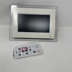 Jwin JP147 7-INCH Lcd Digital Picture Frame (white) With Remote. Fixed Price $15.99.