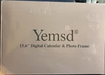 Yemsd 15.6IN Digital Calendar & Photo Frame Wi Fi Ips Touchscreen Pink 32GB. Fixed Price $75.00.