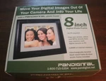 Pandigital 8" Lcd Photo Frame Black 128MB DPF80-2B Open Box. Fixed Price $25.00.