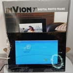 Digital Photo Frame Invion Model DPF-7SAM-PBLK. Fixed Price $11.45.