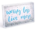4X6" Nielsen Bainbridge Photo Frame Liquid Silver Glitter Acrylic Snow Globe. Fixed Price $24.97.