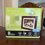 Pandigital 8" Lcd Photo Frame Stores 6400 Images Simple Operation No Pc Required. Fixed Price $34.95.