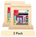 2 Pcs Unpainted Wood Surface 4-WAY Memory Frame 1 Piece 97870E. Fixed Price $28.41.