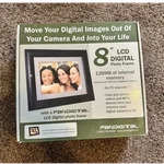 Pandigital 8" Lcd Photo Frame DPF80-2B Black 128MB Sd Mmc Clock Calendar. Fixed Price $19.00.