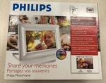 Philips 7FF3FPW Inch Lcd Photo Frame White Imageen Alarm Clock. Fixed Price $9.95.