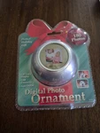 Digital Photo Ornament Holds 180 Pictures 1.5" Color Dislplay Usb Connector New. Fixed Price $8.00.