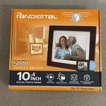 Pandigital 10.4" Dig. Moving Photo Frame, Music, Wifi, Clock Etc. New Open Box!. Fixed Price $58.88.